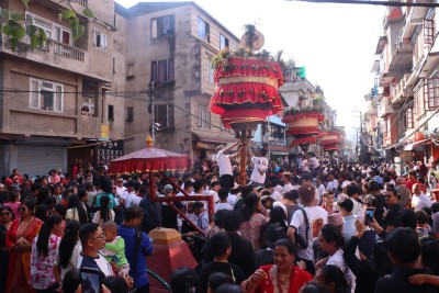  कहीँ नभएको जात्रा हाँडिगाउँमा : यसरी मनाइयो श्री चोकटे नारायण जात्रा 